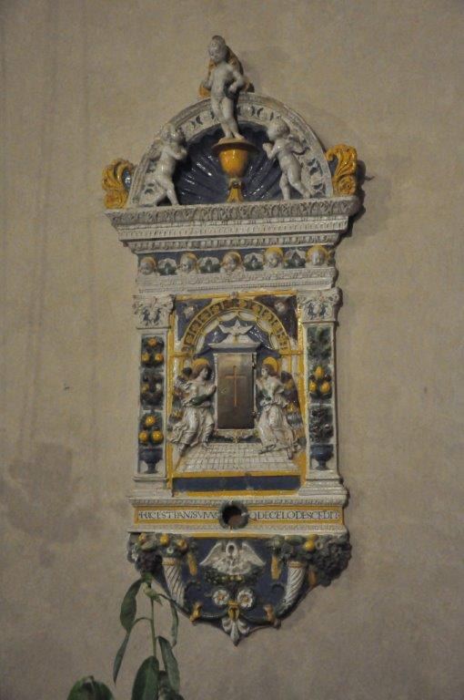 Tabernacle par Giovanni Della Robbia dans l'église de San Leolino à Panzano in Chianti 