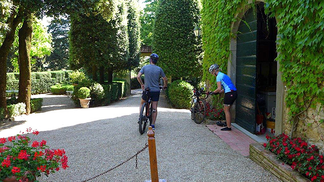 Faire du vélo dans le Chiantià partir de l’hôtel Villa le Barone 