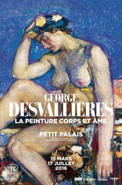 Affiche de l'exposition "George Desvallières"  Paris