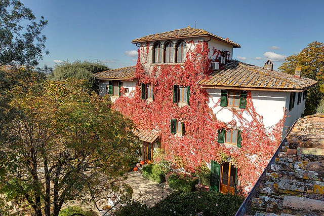 Chianti: Villa le Barone en automne 