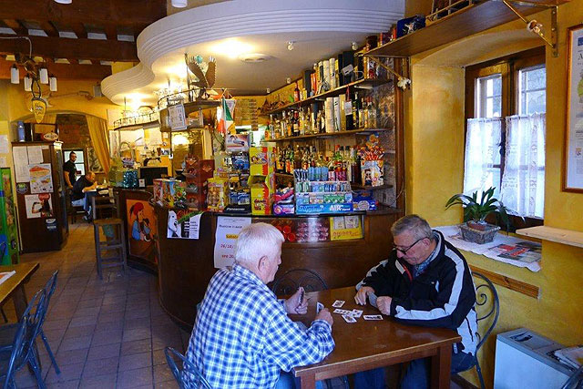 Un café restaurant en Toscane